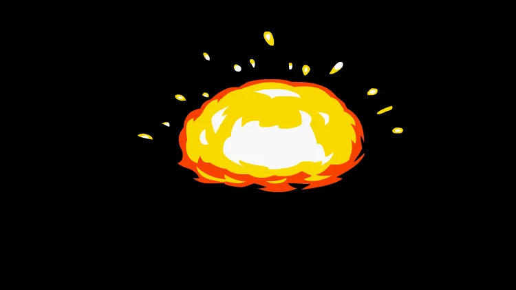 AN火特效素材，火球爆炸01