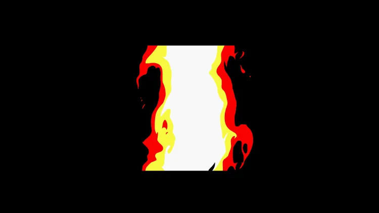 AN火特效素材，火焰攻击05