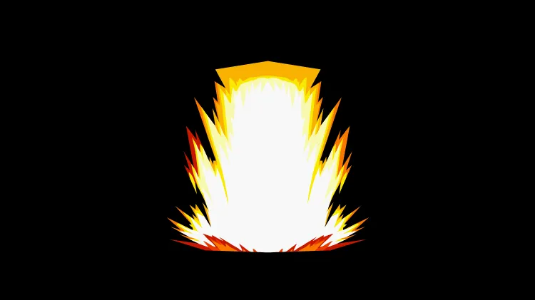 AN火特效素材，火焰攻击07