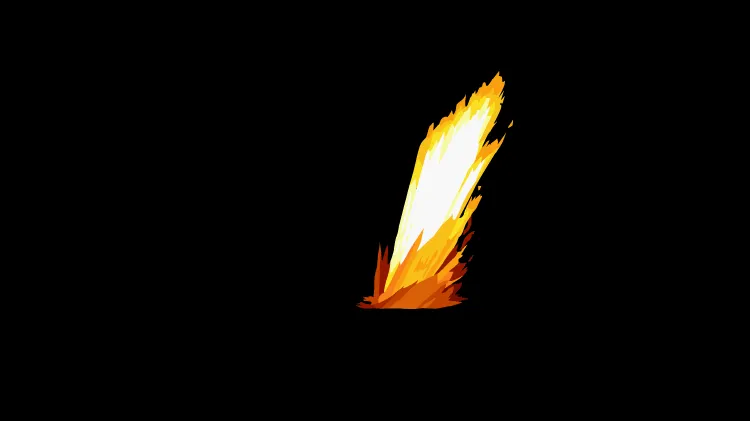 AN火特效素材，火焰攻击06