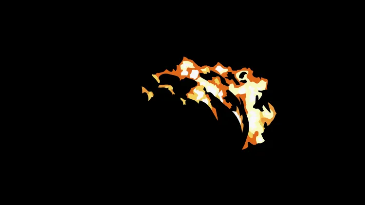 AN火特效素材，火焰攻击10