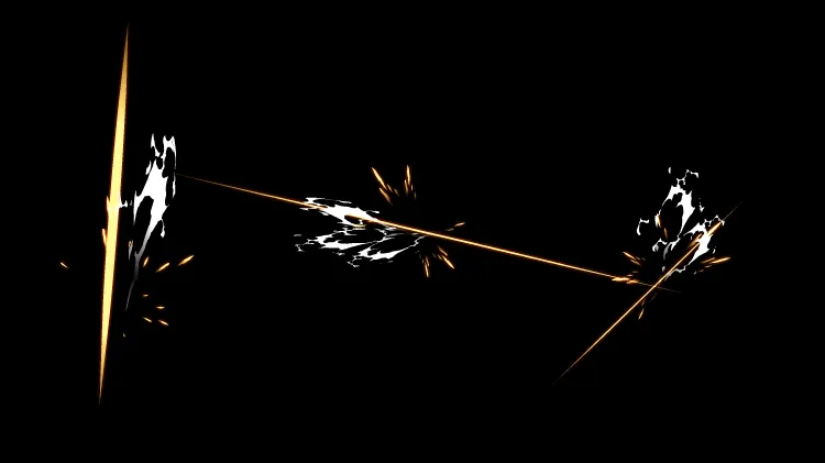 AN蓄力攻击特效，三种攻击