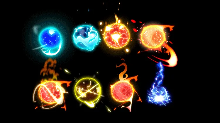 AN能量球特效，能量球1合集