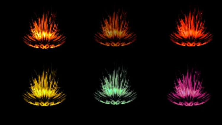 AN特效，怒气6色合集