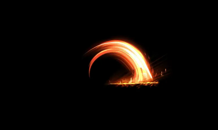 AN蓄力攻击特效，朝下