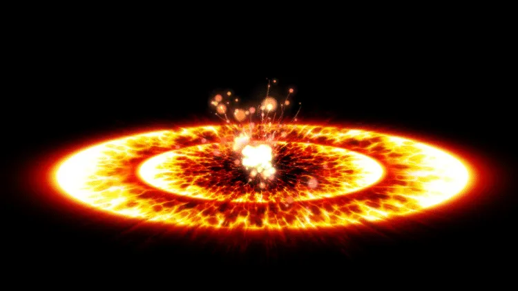 AN爆炸特效，爆炸冲击波01