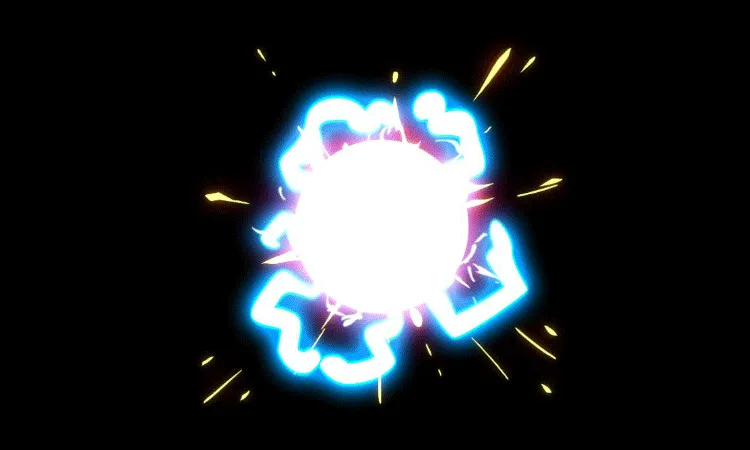 AN爆炸特效，爆炸球