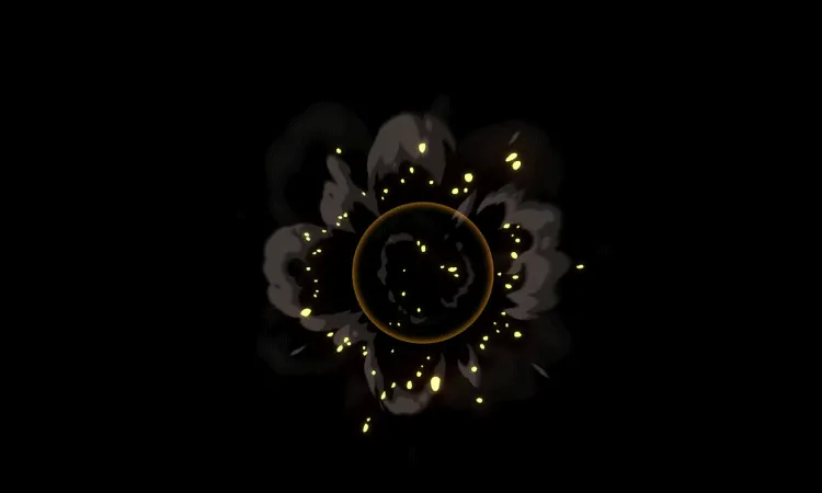 AN爆炸特效，爆炸球2