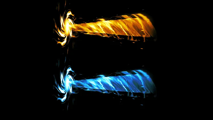 AN冲击波特效，旋转冲击波4色