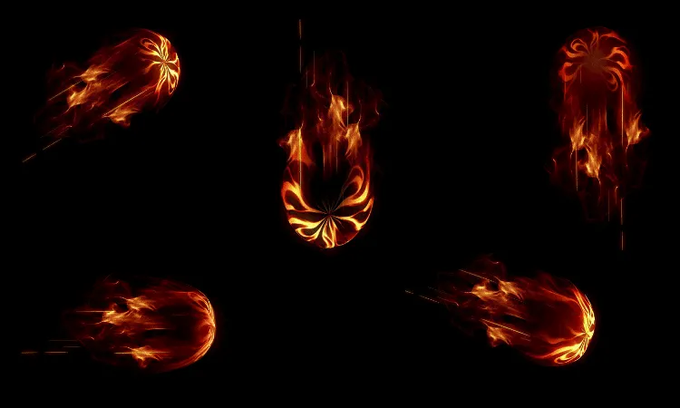 AN冲击波特效，红色冲击波