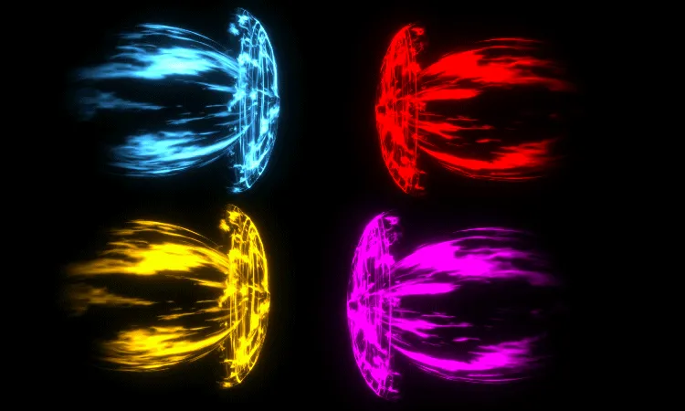 AN冲击波特效，对抗冲击波5色