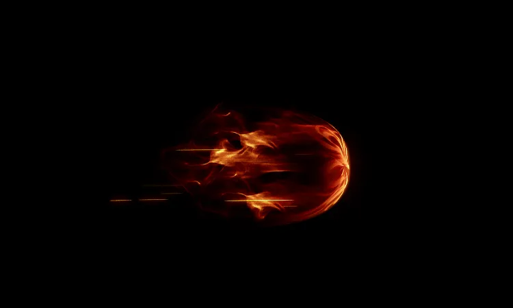 AN冲击波特效，火焰冲击波