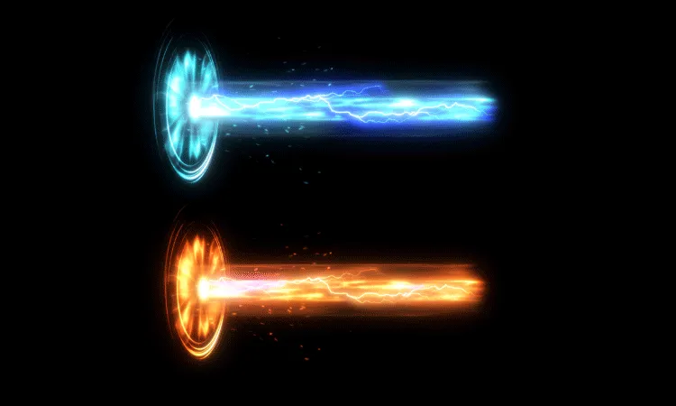 AN冲击波特效，08气功波光柱