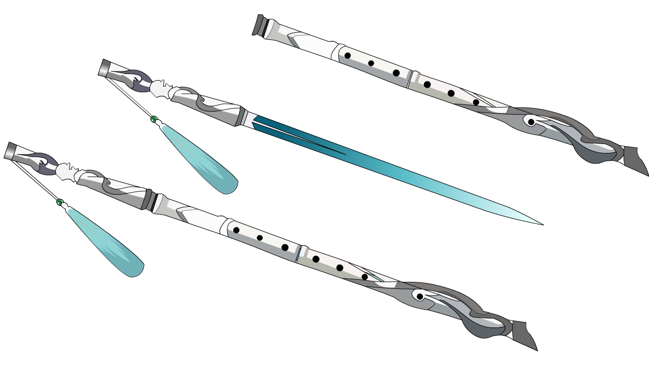 AN格式道具，笛子剑