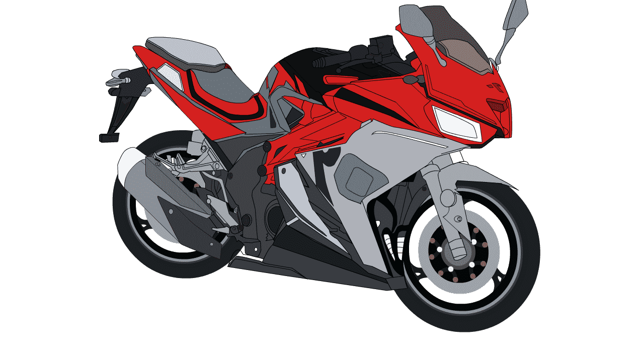 AN格式都市道具，摩托车(1)