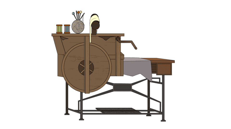 AN格式道具，纺车