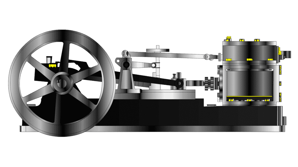 AN格式都市道具，燃油涡轮蒸汽发动机