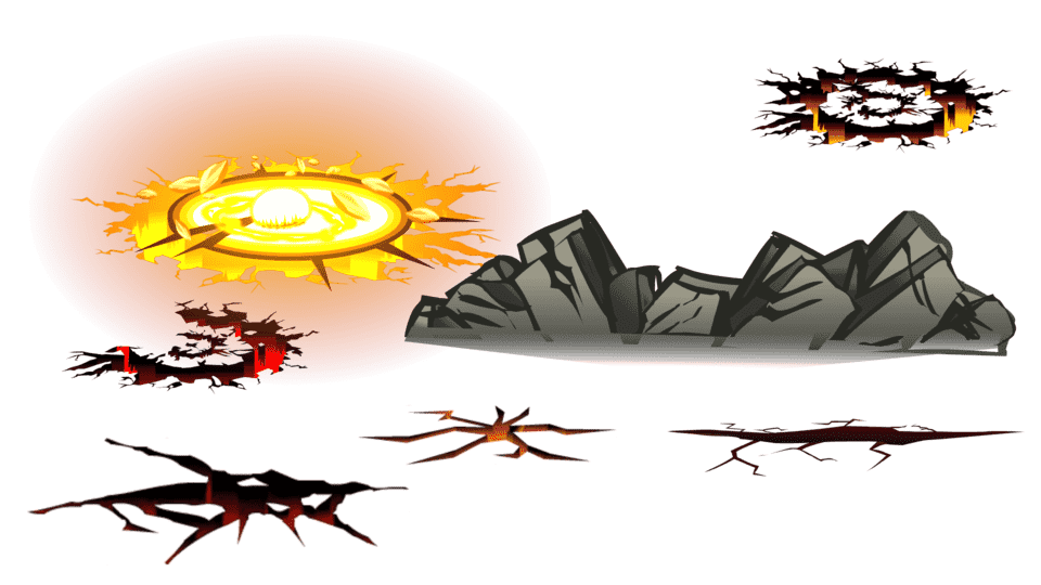 AN地裂特效，地面效果合集