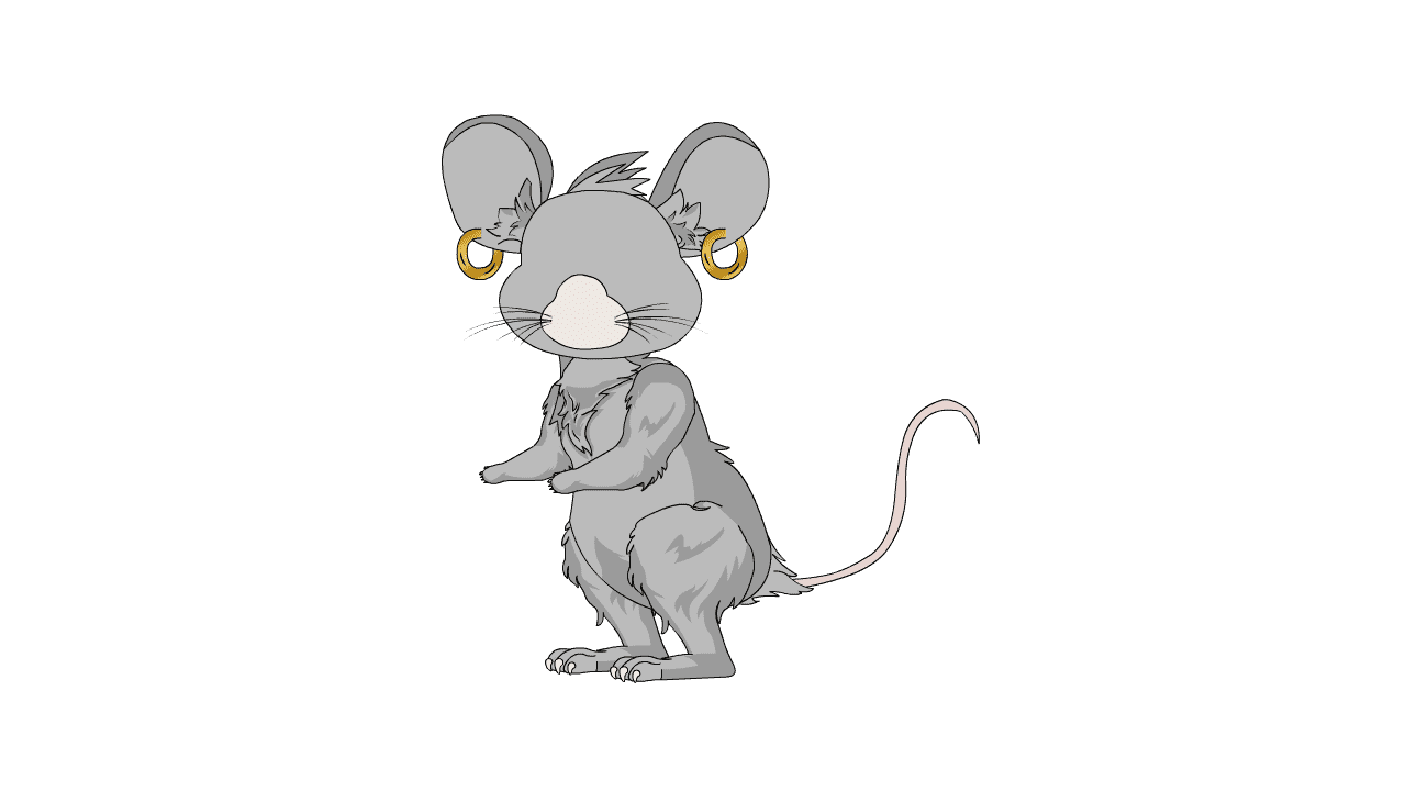 AN格式动物异兽，老鼠