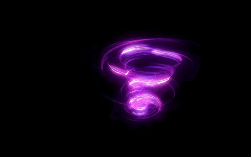 AN龙特效，紫色旋风