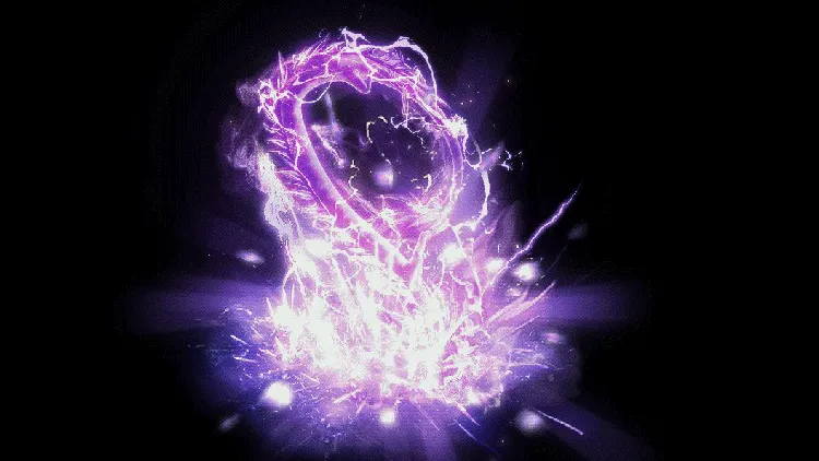 AN龙特效，雷霆紫龙