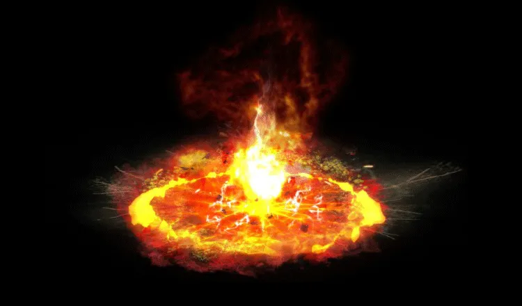 AN地裂特效，地裂07