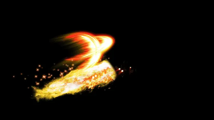 AN特效，十字斩攻击