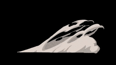 AN人物技能特效素材，人物烟雾