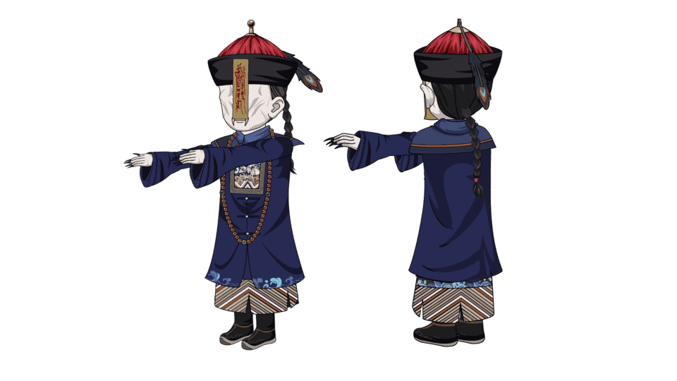 AN人物带万能动作，僵尸