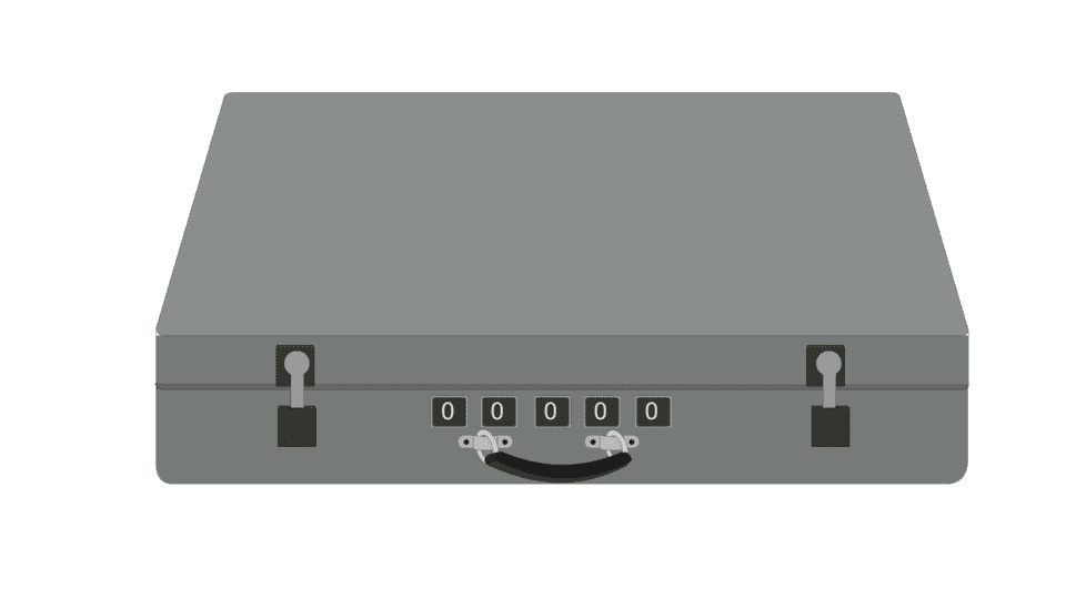 AN特效素材，可开合密码箱