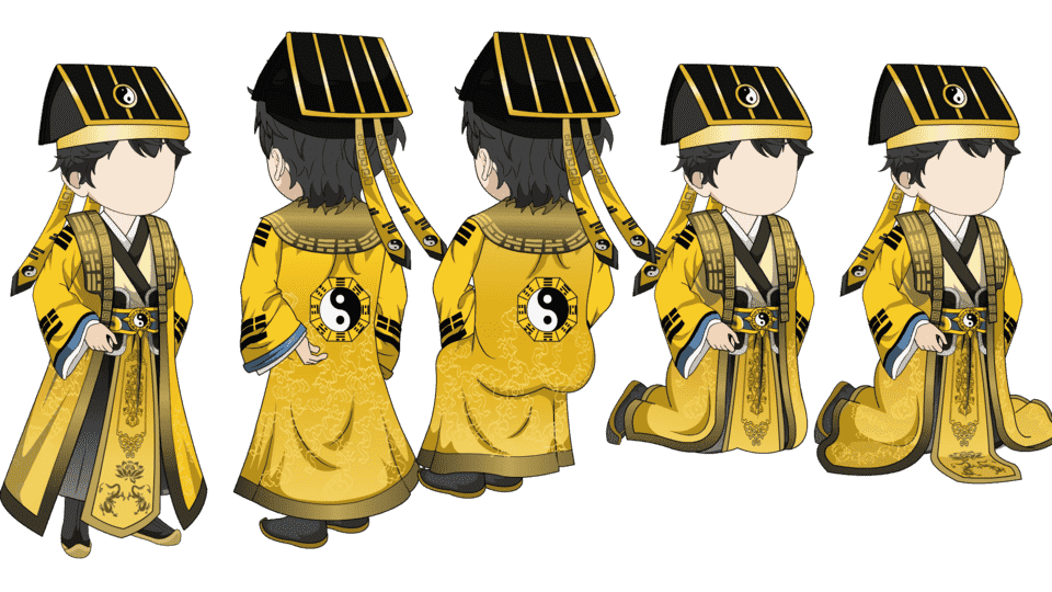 AN人物带万能动作，道士(3)