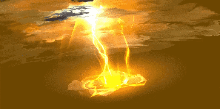 AN全屏特效素材，【雷系】雷云