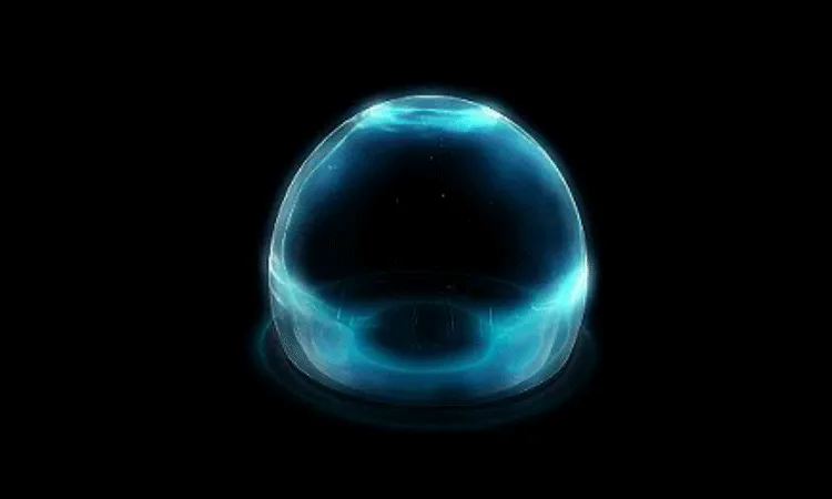 AN防御特效素材，【护盾】蓝色光罩