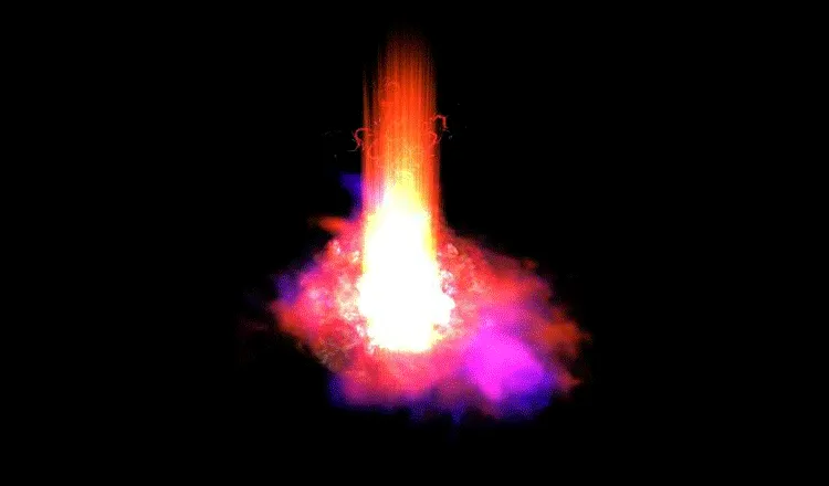 AN技能特效素材，指点江山出图