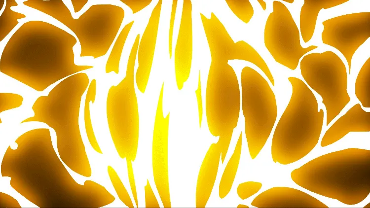 AN全屏特效素材，【光系】金色雷电