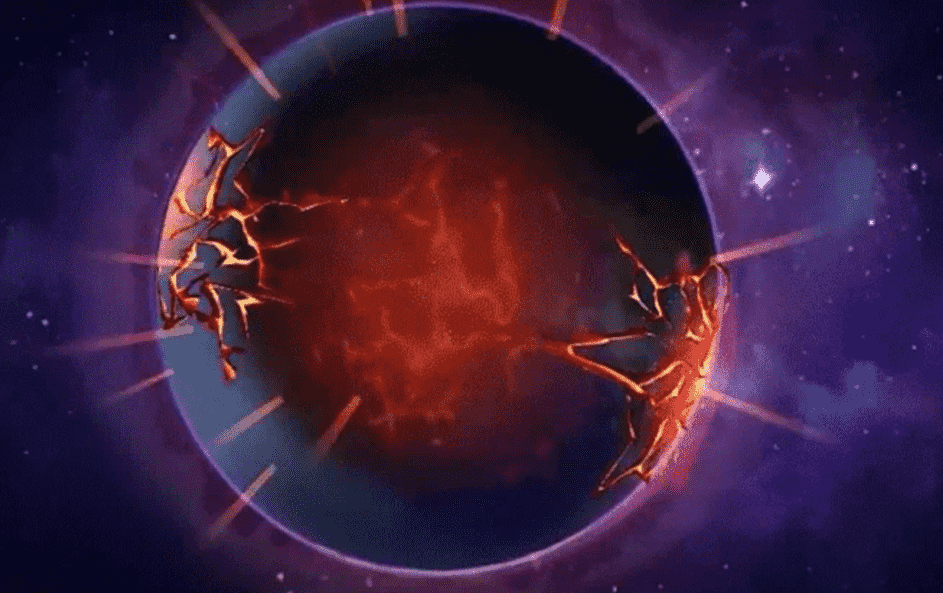 AN全屏特效素材，【冲击】坠落星爆