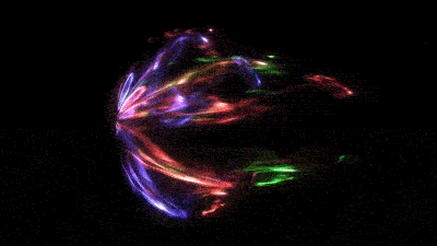 炫酷七彩冲击波，AN全屏特效素材