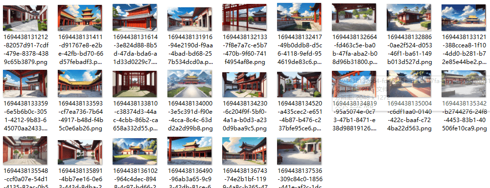 高清古代室外位图
