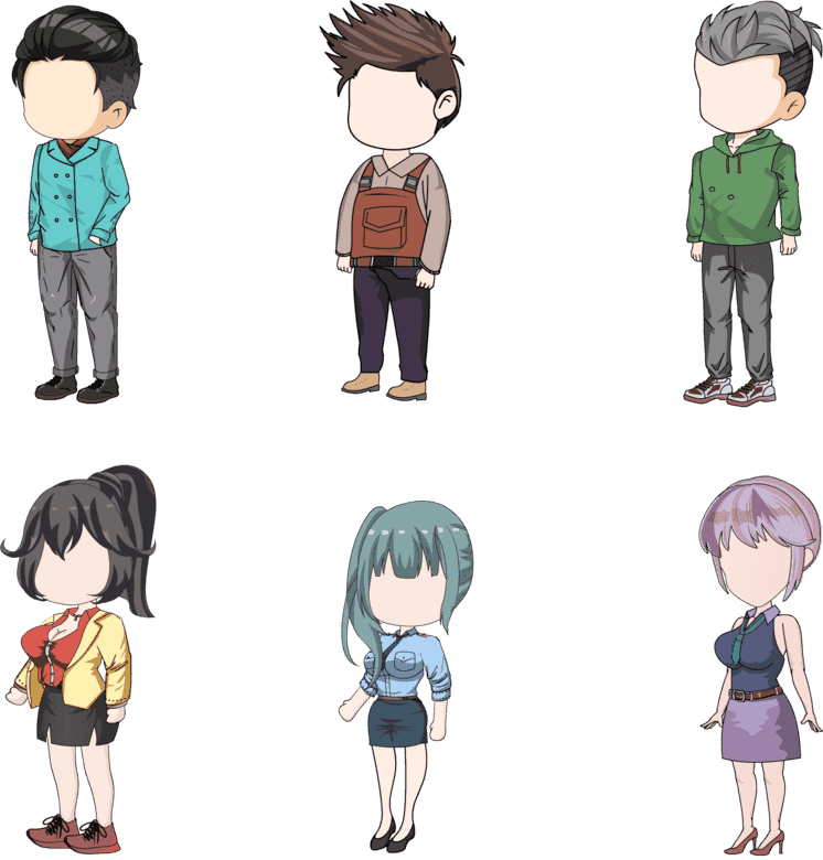 AN都市人物 6个都市人物