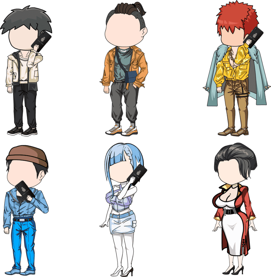 AN都市人物 6个都市优质角色