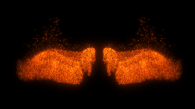 AN格式素材，火焰翅膀