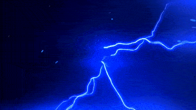 AN格式素材，电闪雷鸣