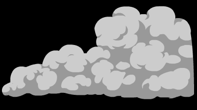 AN格式素材，滚滚浓烟