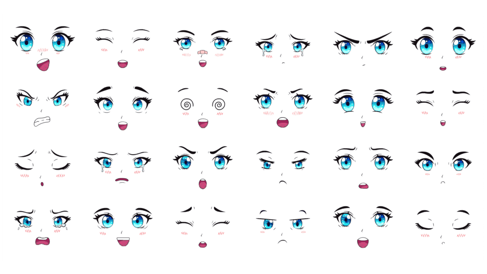 fla格式二次可爱动态女表情3