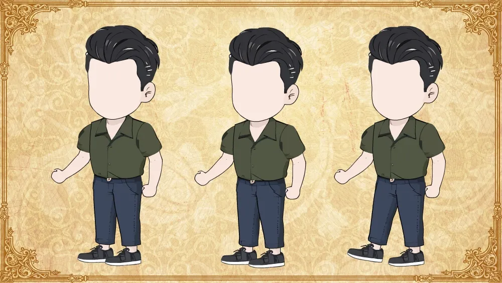 AN都市人物 知青男1