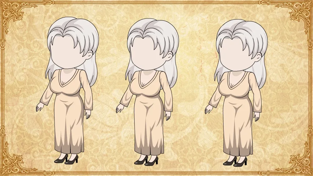 AN都市人物 长裙女