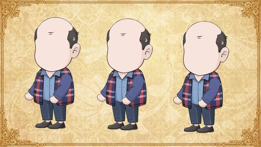 AN都市人物 秃头老头