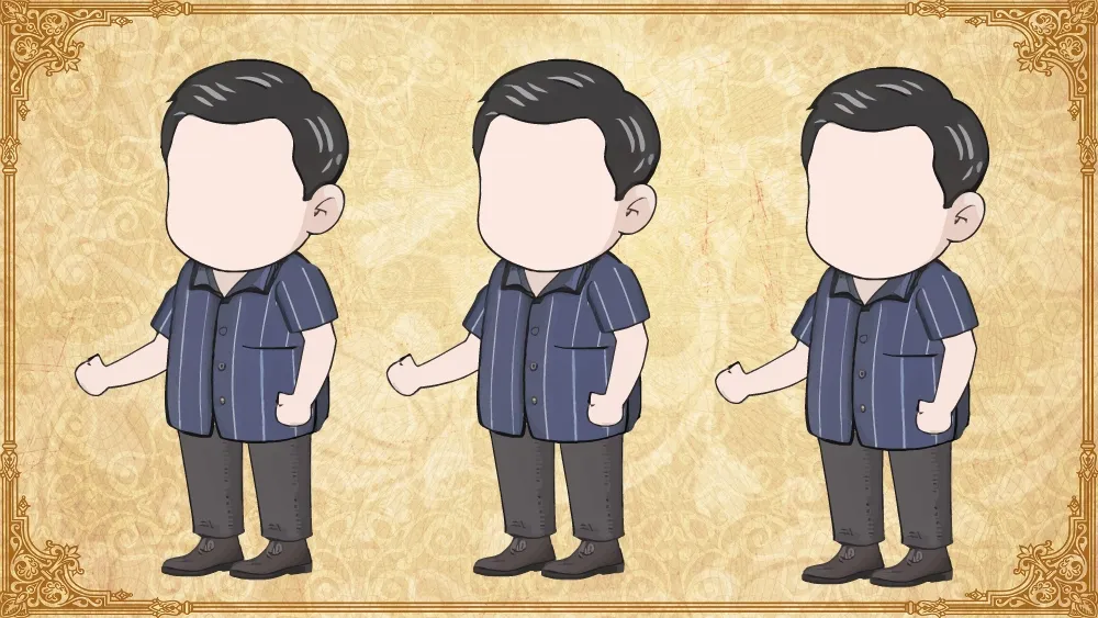 AN都市人物 蓝条纹大叔