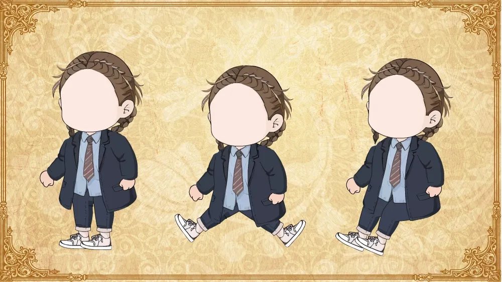 AN都市人物 萌娃女02