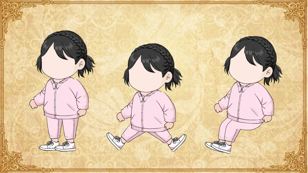 AN都市人物 萌娃女01